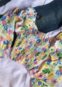 Floral Crop Top