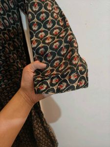 Elegant Printed Cotton Kurta