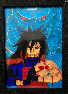 Madara Uchiha Handmade Art 🎨