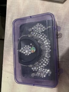 Exquisite CZ and Pearl Necklace Set