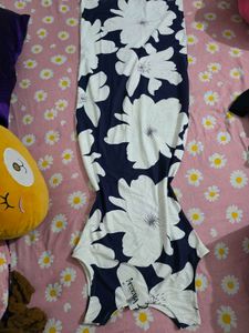 Navy Floral Maxi Dress