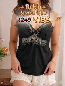 Premium Imported Black Camisole Top