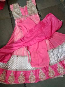 White Pink Gown