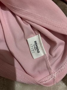 Cute Pink Collared Polo Top 🎀