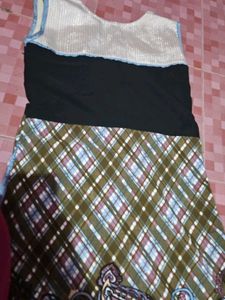 Embellished straight kurti Stones