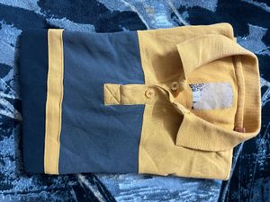 Stylish Two-Tone Polo Shirt