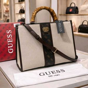 Guess Handbag with Bamboo Handle