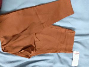 Brown Slim Fit Pants