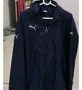 Puma Navy Blue Windbreaker Jacket
