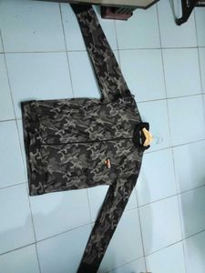 Camouflage Print Jacket