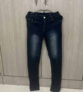 Dark Blue Denim Jeans