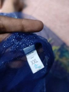 Party' Wears Navy  With Sky-blue