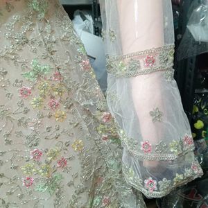 Heavy Embroidery Work Pakistani Dress