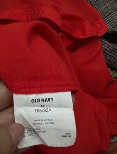 Classic Red Button-Up Shirt