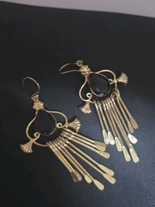 Anti tarnish gold plated earrings