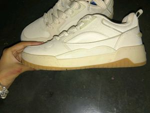 Cream Casual Sneakers