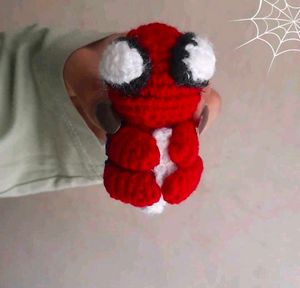 Handmade Crocheted Spidey-Buddy Toy