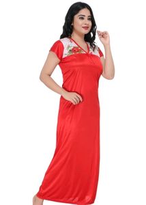 Satin Nighty/Women Robe