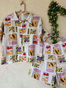 Fruit Print Co-ord Set