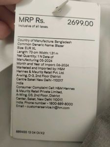 h&amp;m Lightweight Women's Blazer