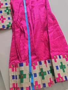 lehenga pattu pavada set 4-6yrs