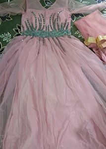 Stunning Pink Embellished Gown