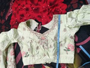 Embroidered Lehenga Skirt with Dupatta