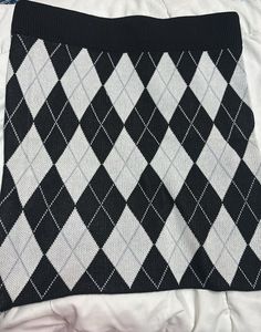 Knit Button-Up Mini Skirt