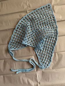 Crochet mesh bandana