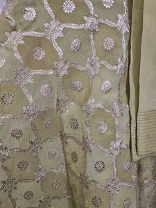 Elegant Green umbrella kurti with salwar