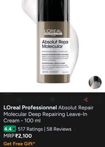 L'Oreal Absolut Repair Molecular Mask