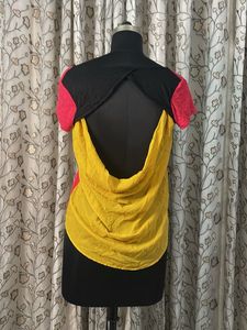 Vibrant Red Embroidered Top