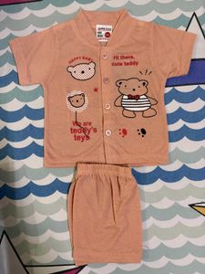 Cute Teddy Bear Baby Outfit