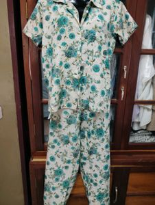 Floral Print Pajama Set