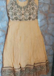 Elegant Peach Kurta Set