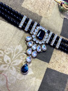Exquisite Blue Stone Jewellery Set