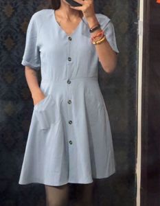 Casual Button-Down Dress