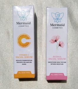 Mermaid Retinol And Vitamin C Serum Combo