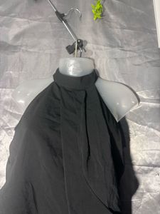 ZARA Chic Black Halter Neck Top