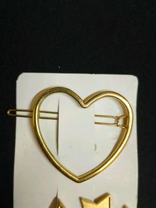 Set of 6 Geometric Hair Clips