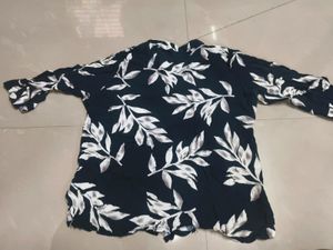 Stylish Black Floral Print Blouse