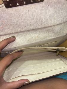 Elegant Brown Textured Clutch Bag