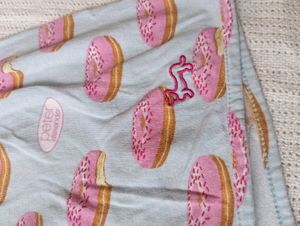 Cute Donut Print Pajama Shorts