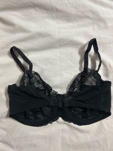 Black Lace Bra