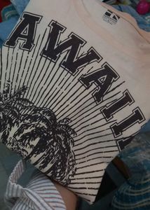 Graphic Print T-Shirt - Hawaii Paradise