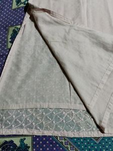 Light Pink Color Chikon Kurti