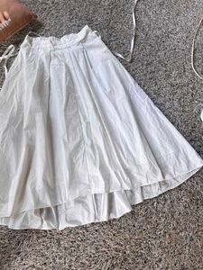 White Ethnic Skirt