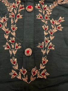 Green Heavy Kurta