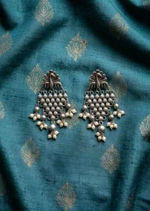 Peacock Design Jhumka Earrings