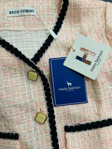 Pink Tweed Jacket - Classic Chic Thailand Product